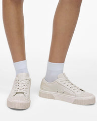 The Leather Sneaker - Cotton White