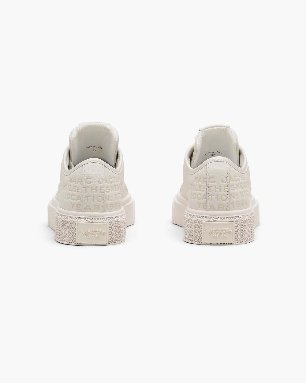 The Leather Sneaker - Cotton White