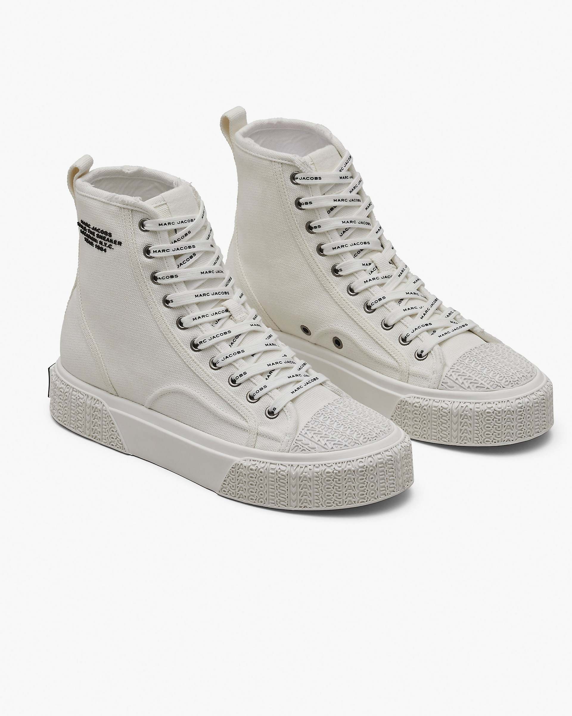 The High Top Sneaker - White|White