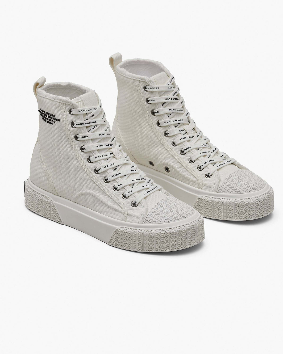 The High Top Sneaker - White|White