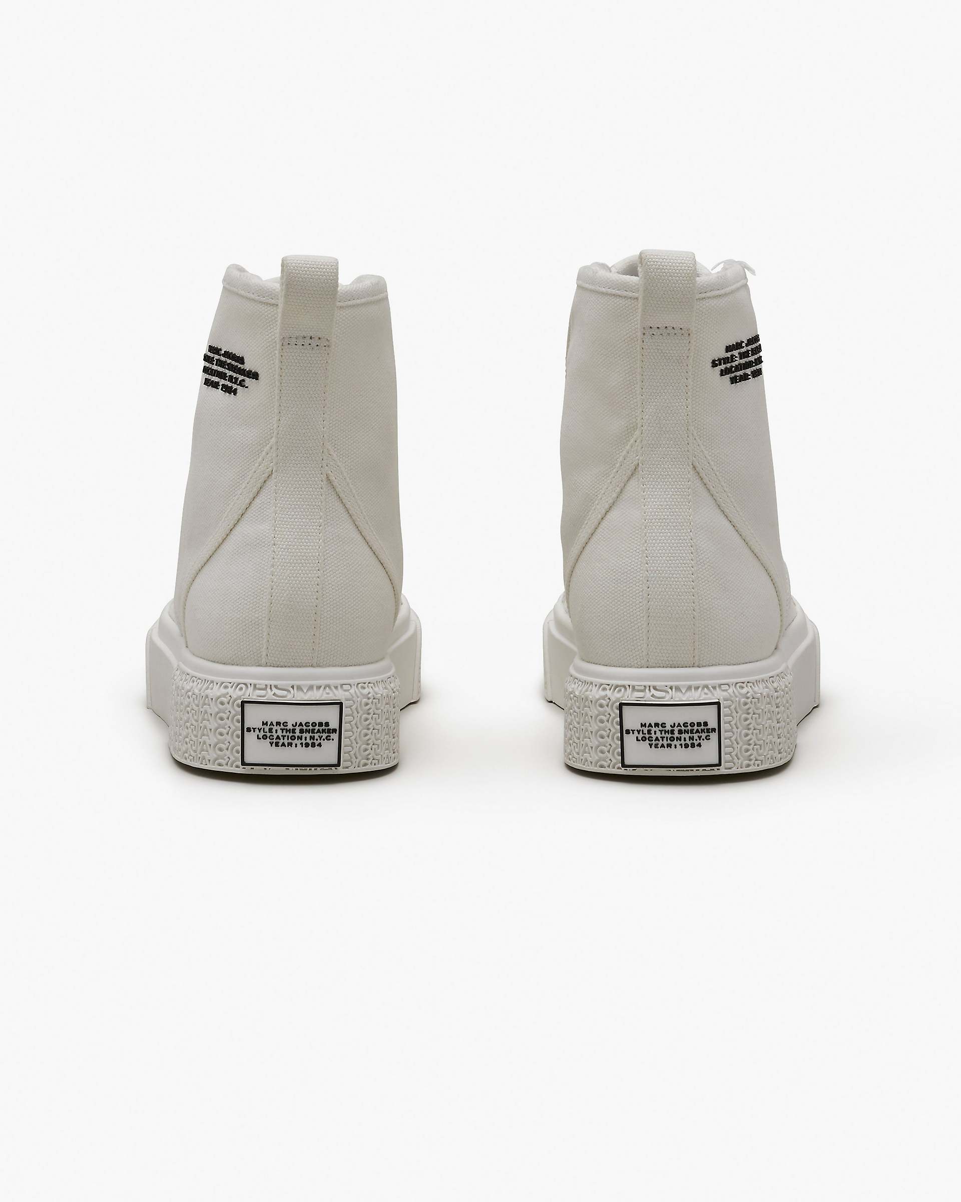 The High Top Sneaker - White|White