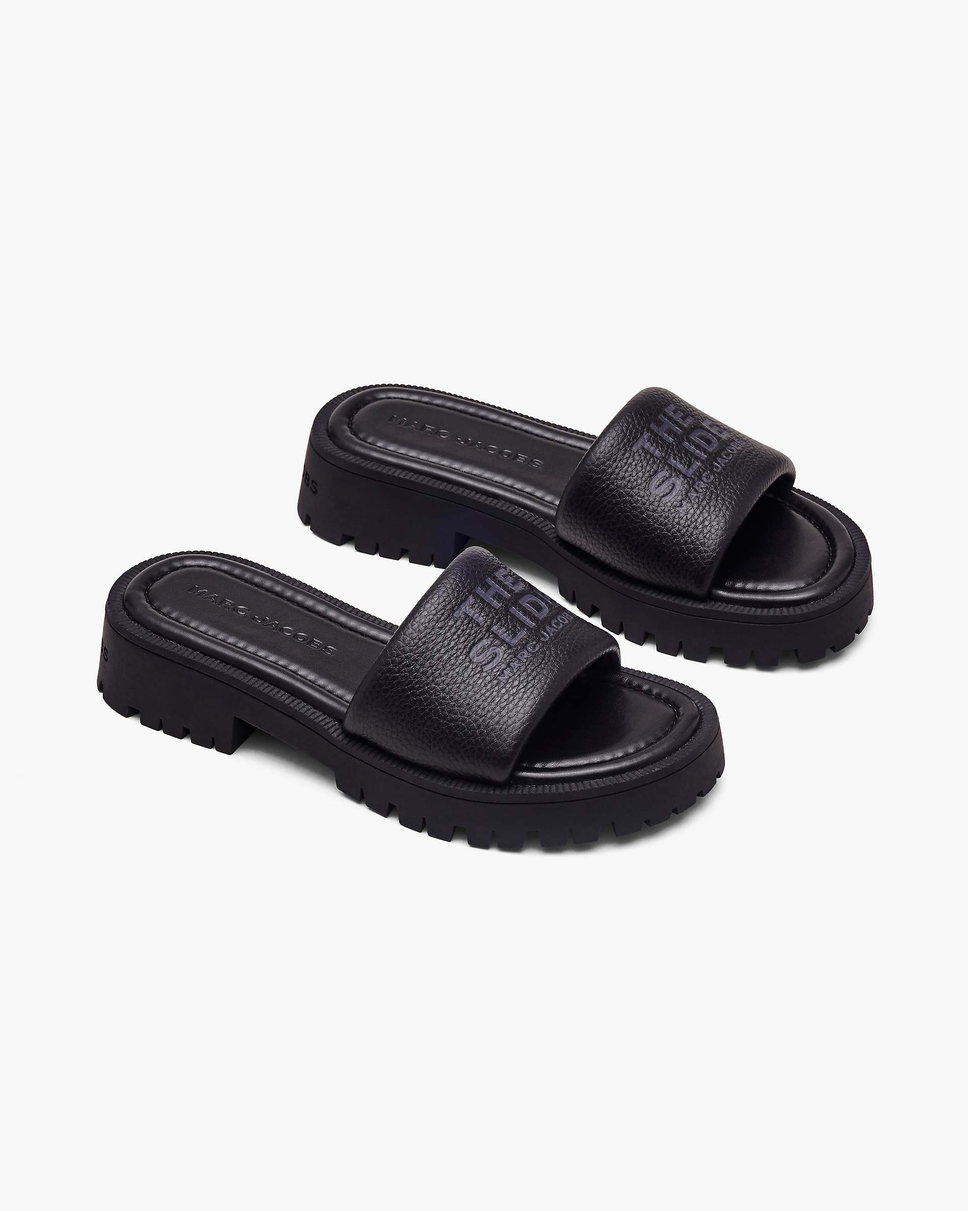 The Lug Sole Slide - Black