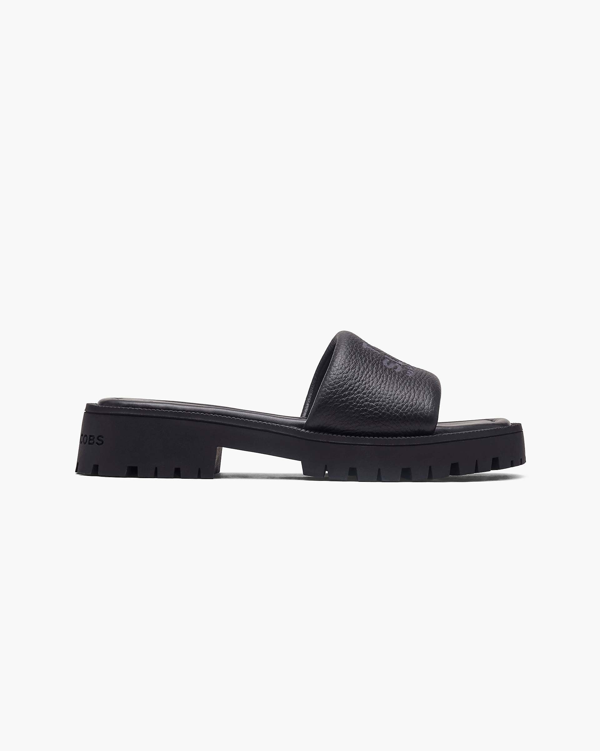 The Lug Sole Slide - Black