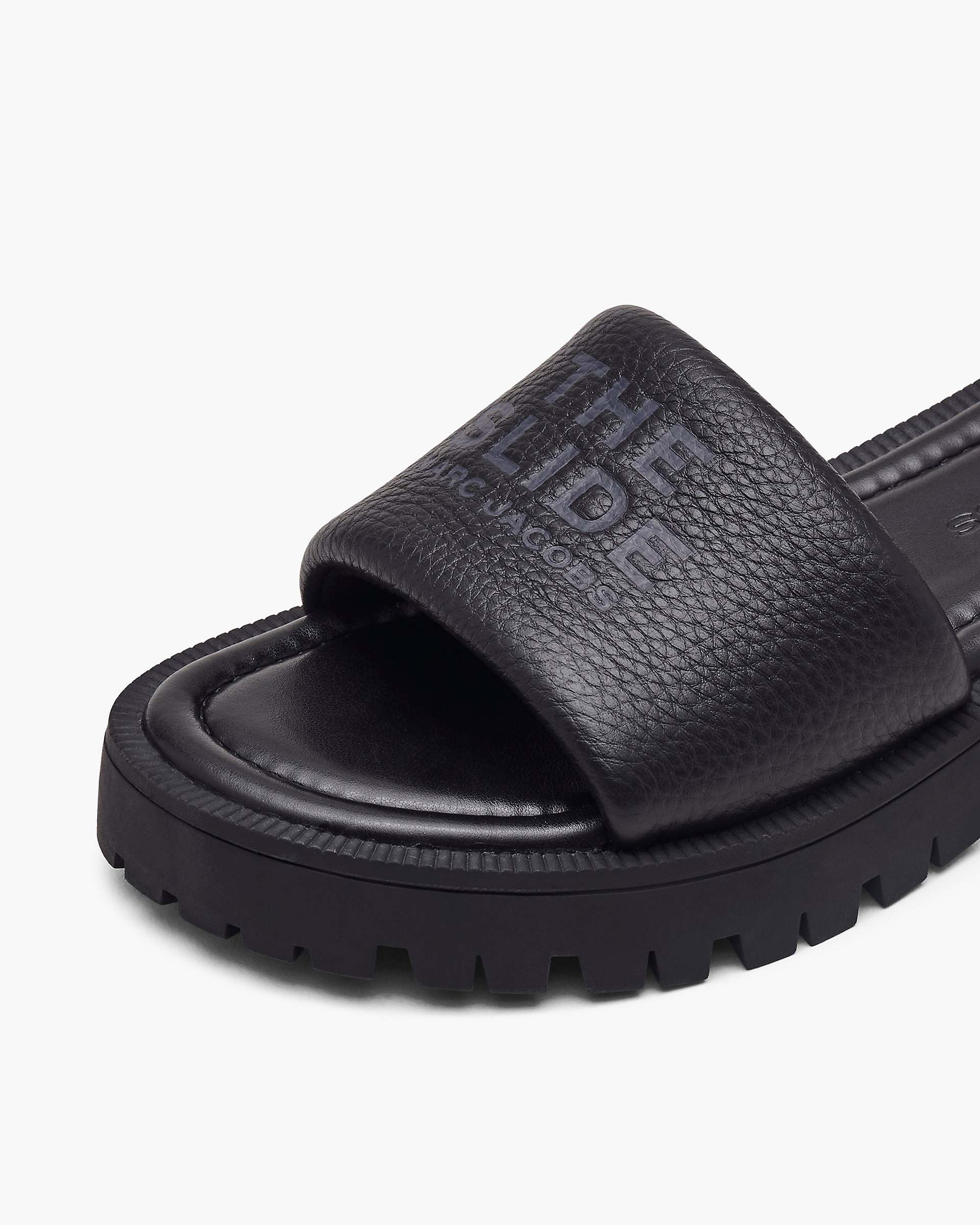 The Lug Sole Slide - Black