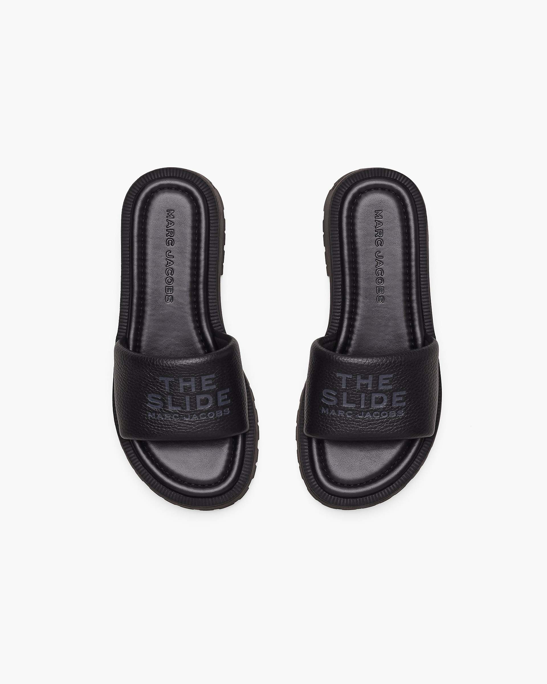 The Lug Sole Slide - Black