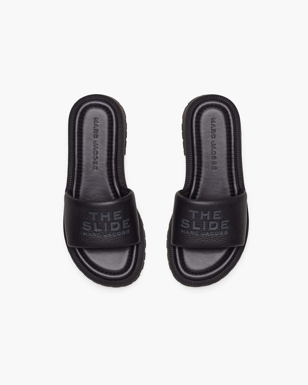 The Lug Sole Slide - Black