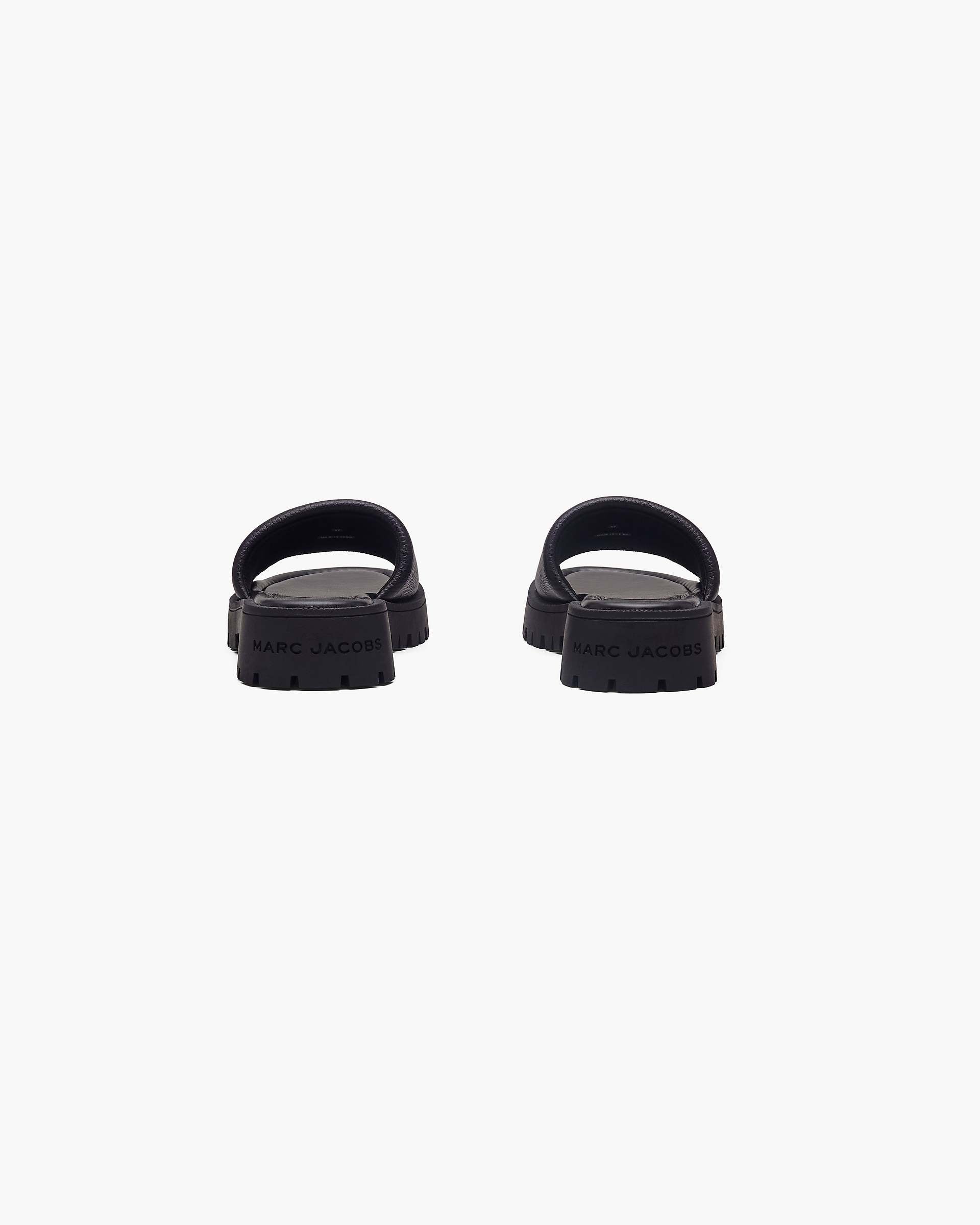 The Lug Sole Slide - Black