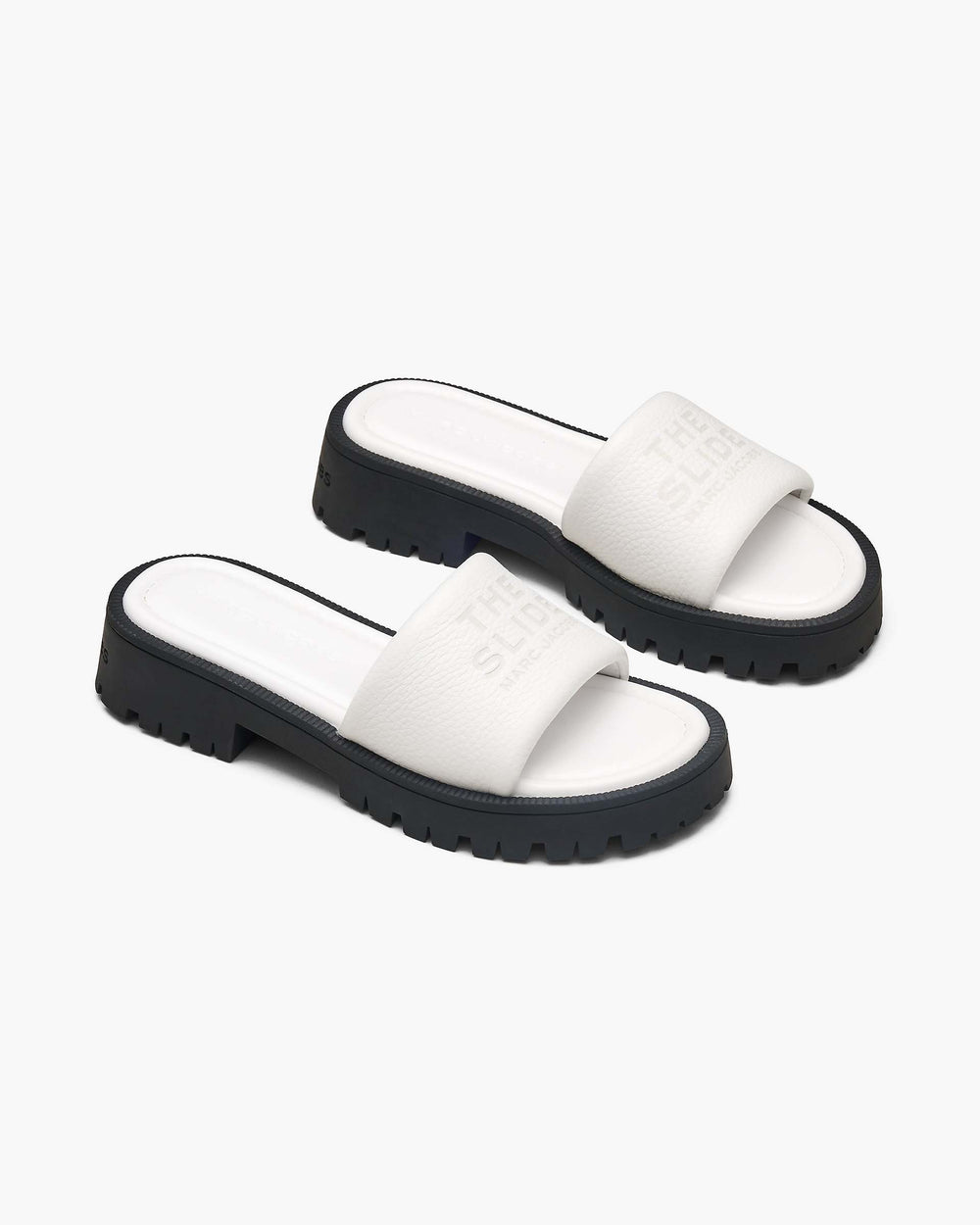 The Lug Sole Slide - Bright White