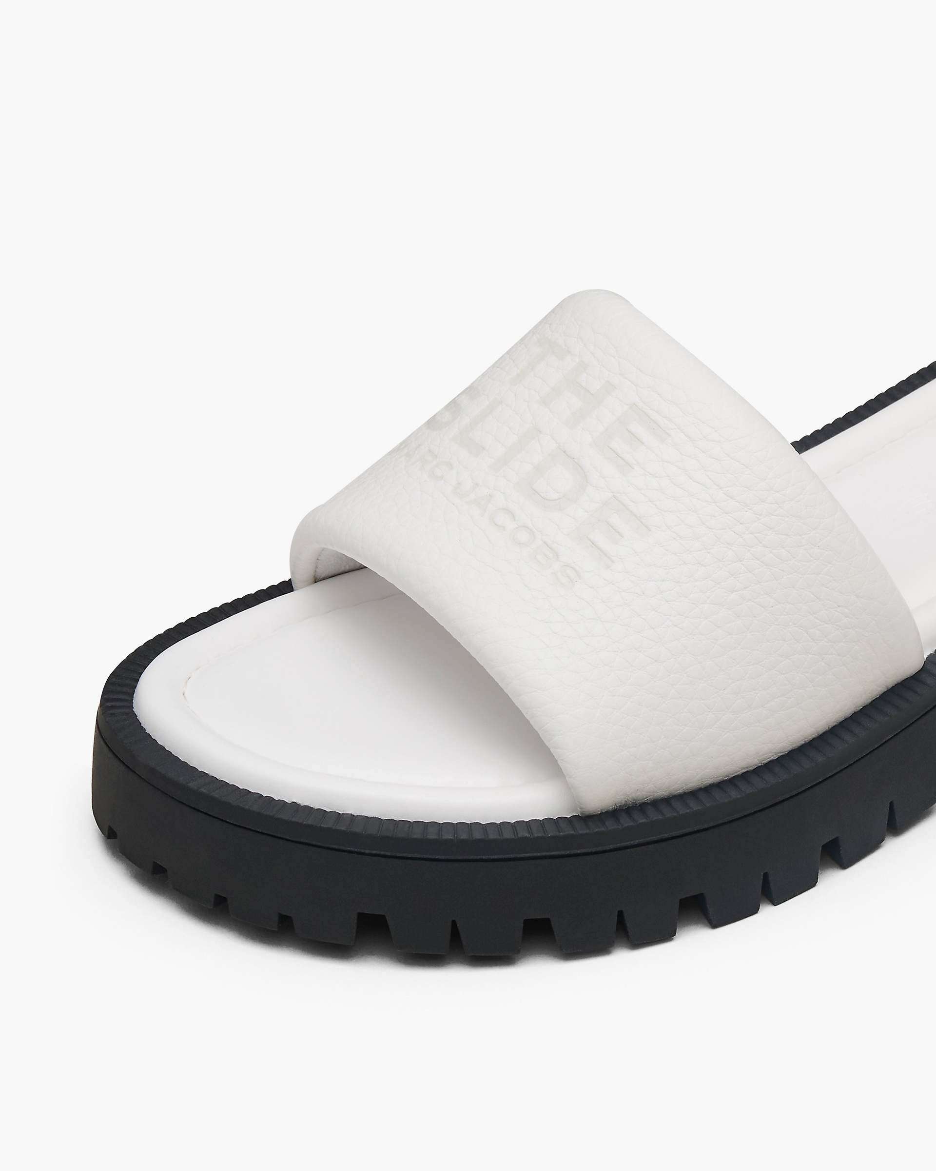 The Lug Sole Slide - Bright White