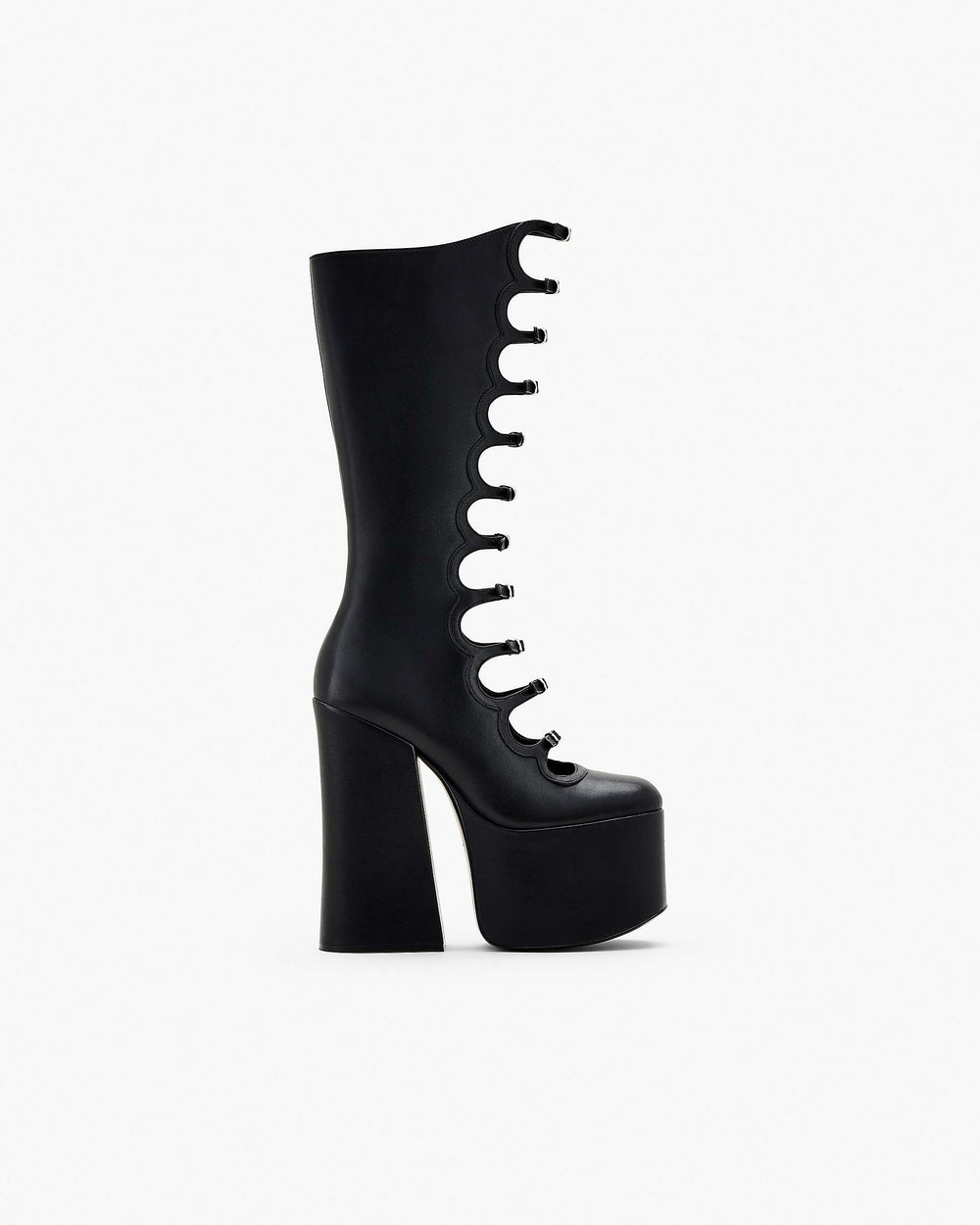 The Kiki Knee-High Boot - Black