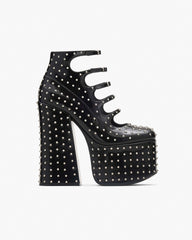 The Glam Studs Kiki Ankle Boot - Black