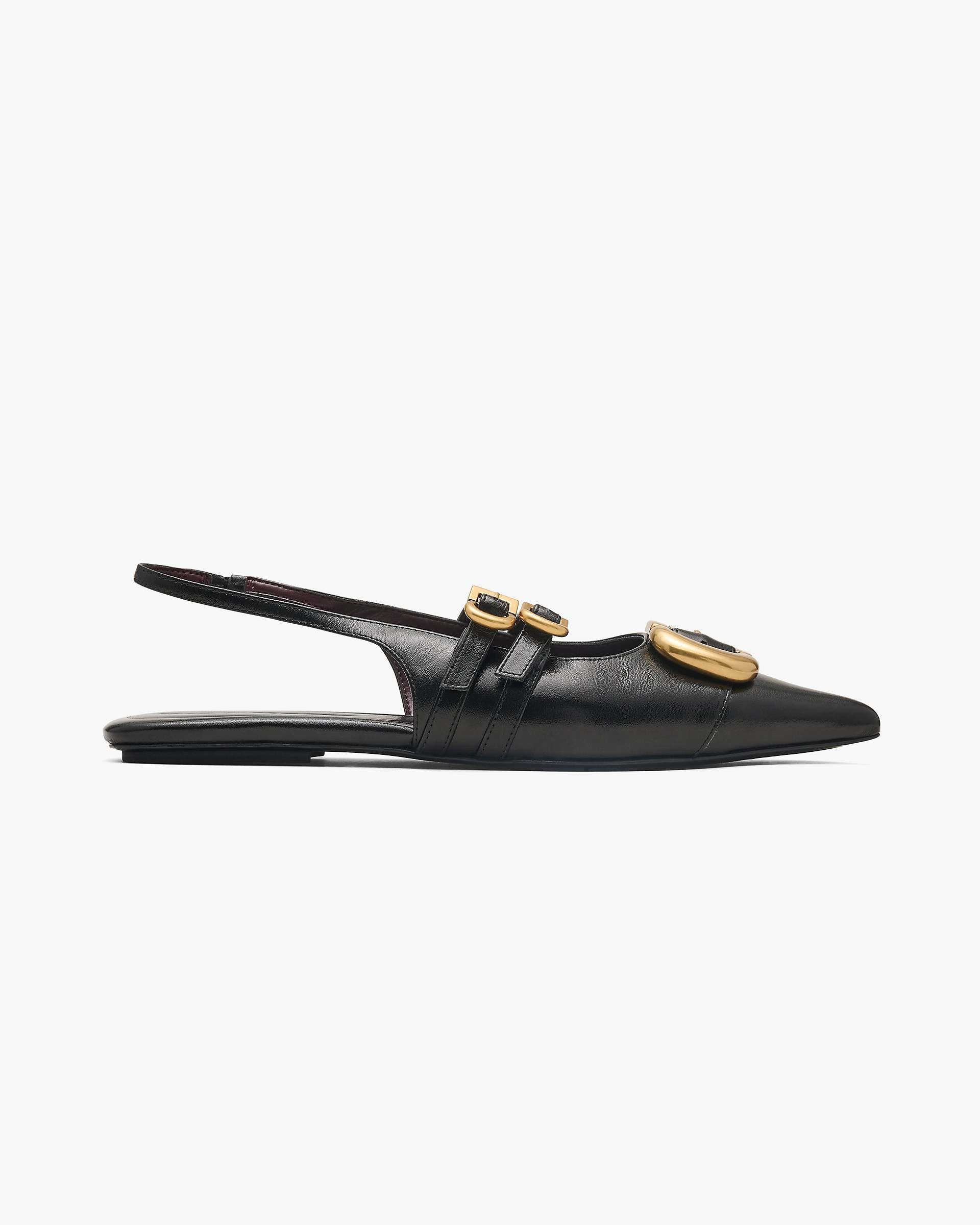 The Doll Shoe Slingback - Black