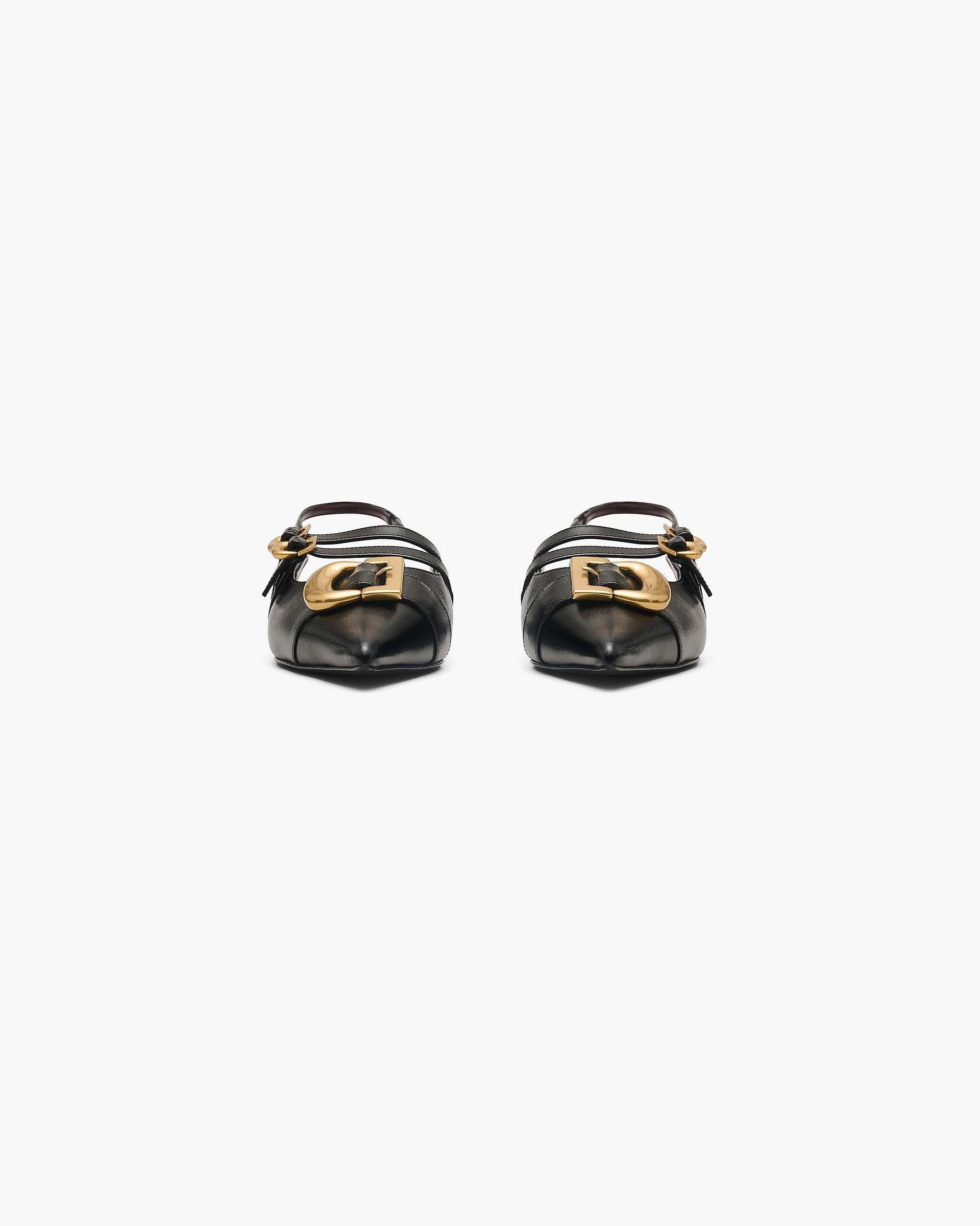 The Doll Shoe Slingback - Black