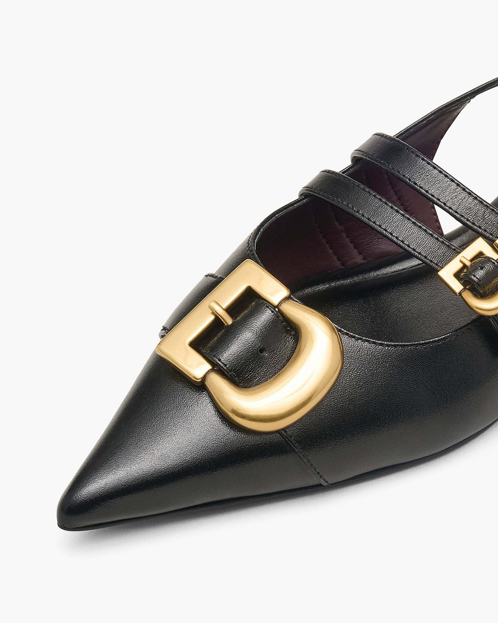 The Doll Shoe Slingback - Black