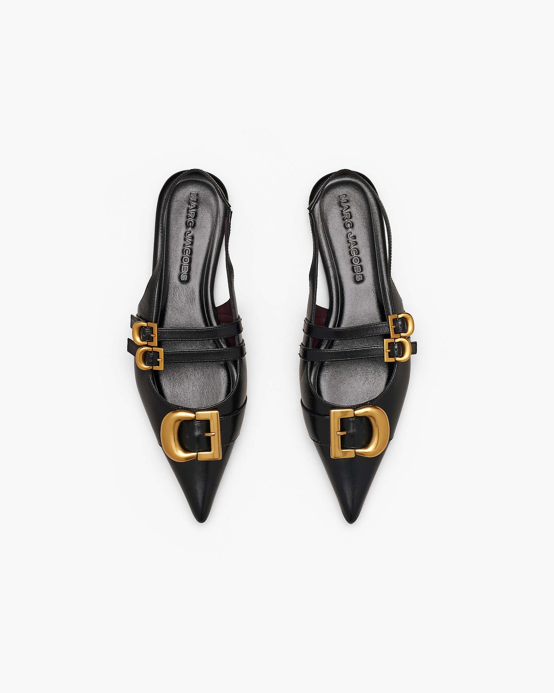 The Doll Shoe Slingback - Black