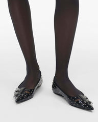 The Glam Studs Kat Ballerina - Black