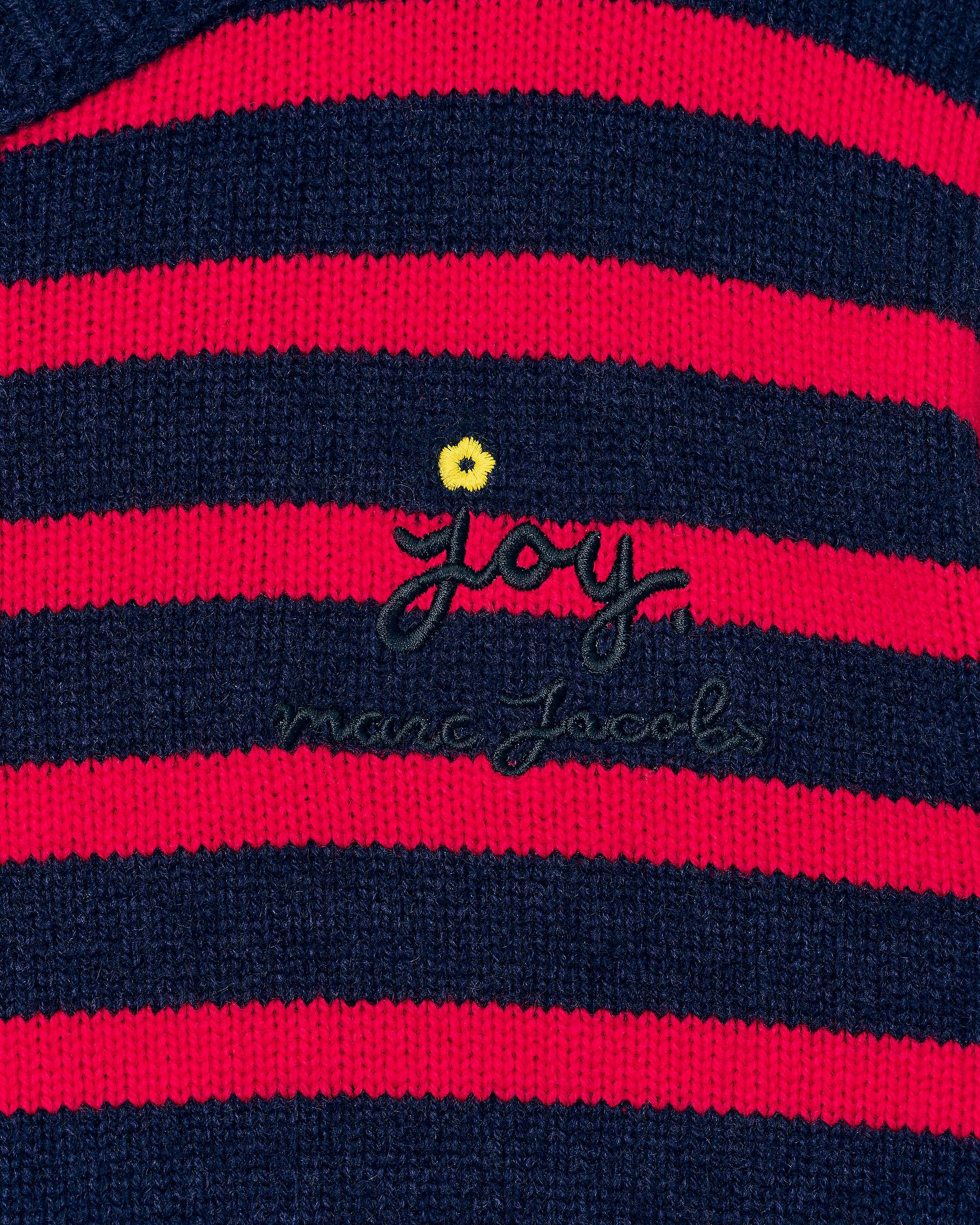 Joy Striped Crewneck - Navy/Red
