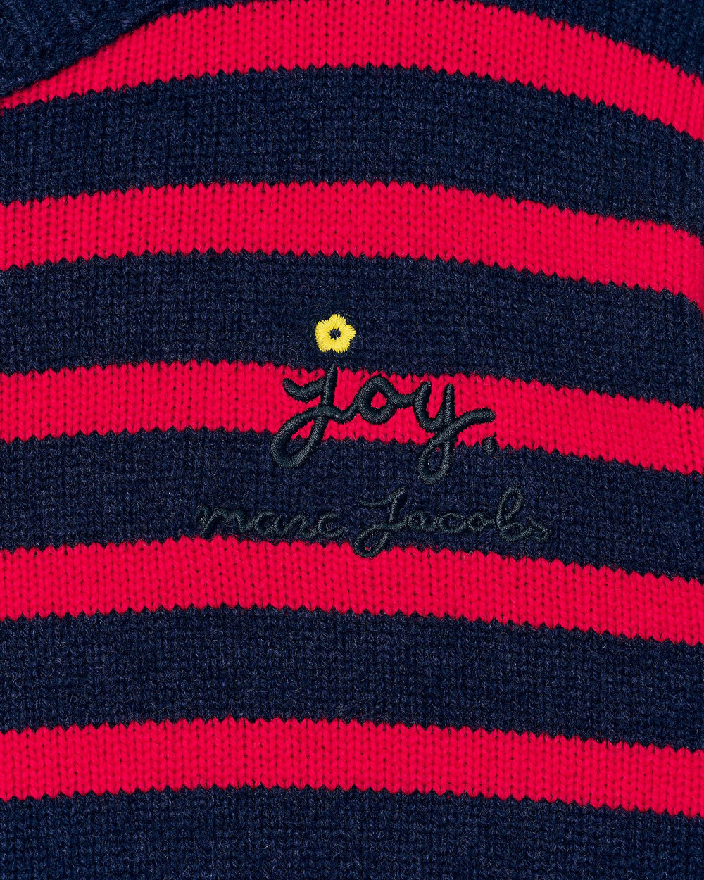 Joy Striped Crewneck - Navy/Red