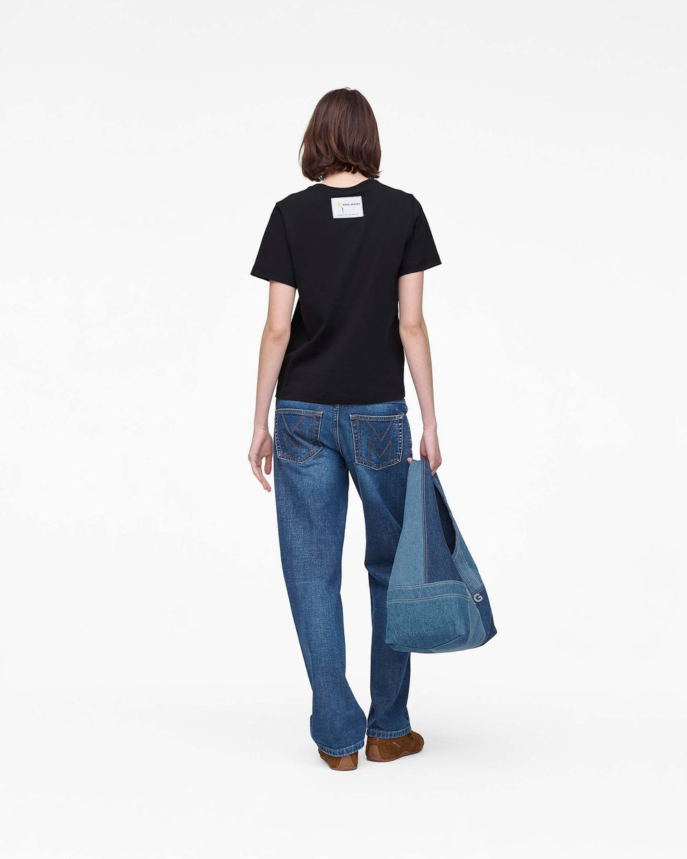 Marc Is Joy Daisy Baby Tee - Black