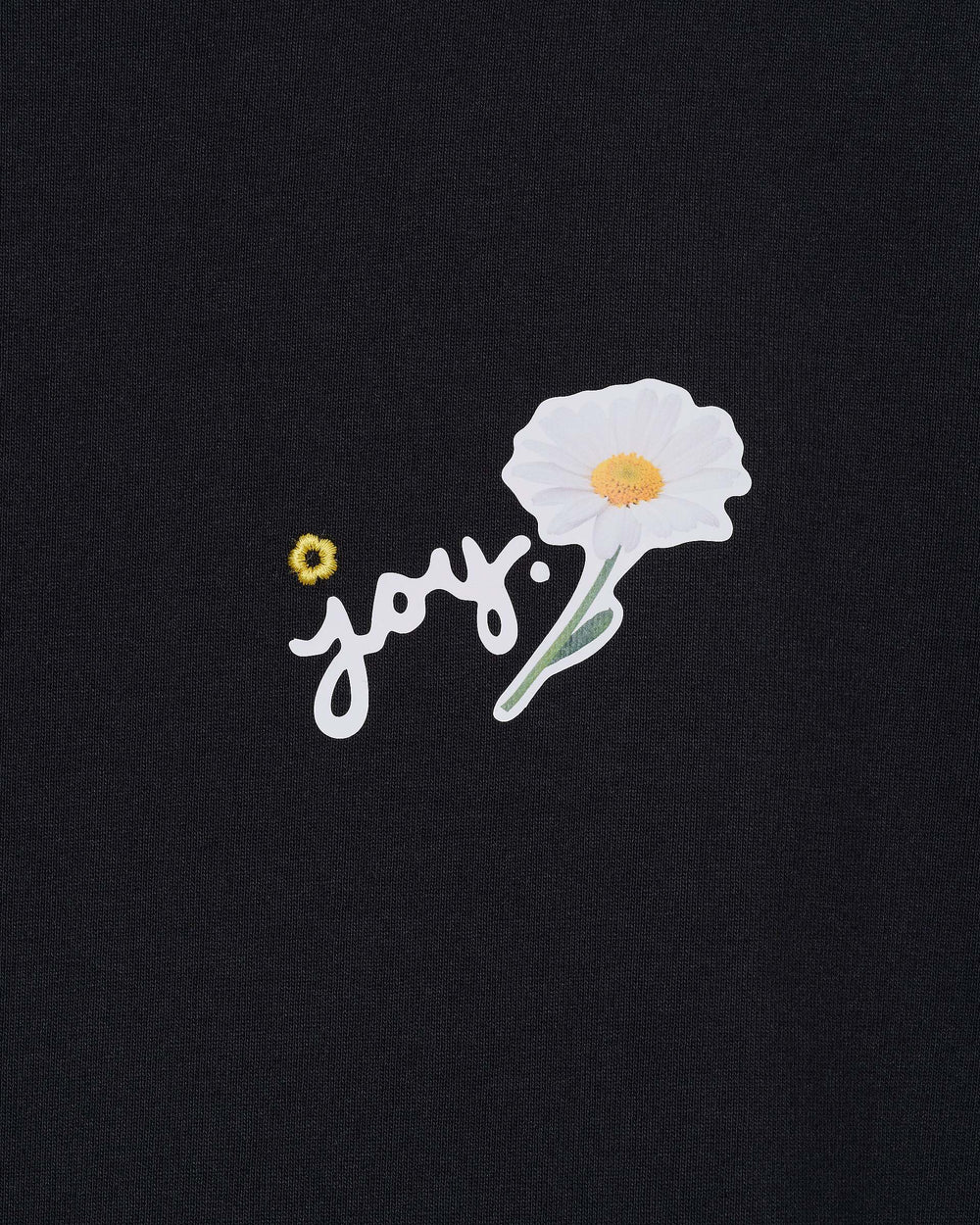 Marc Is Joy Daisy Baby Tee - Black