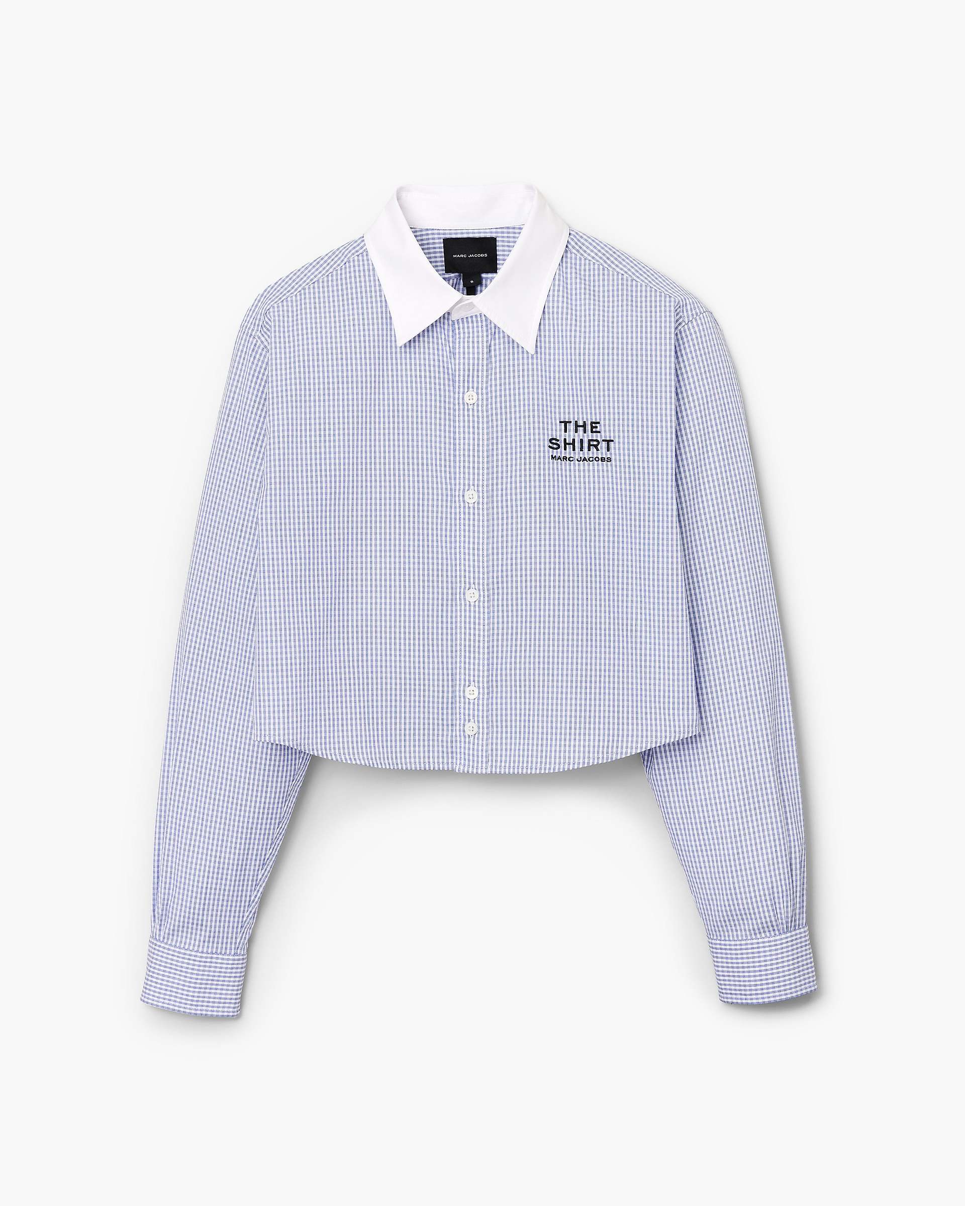 The Cropped Femme Shirt - Blue Multi