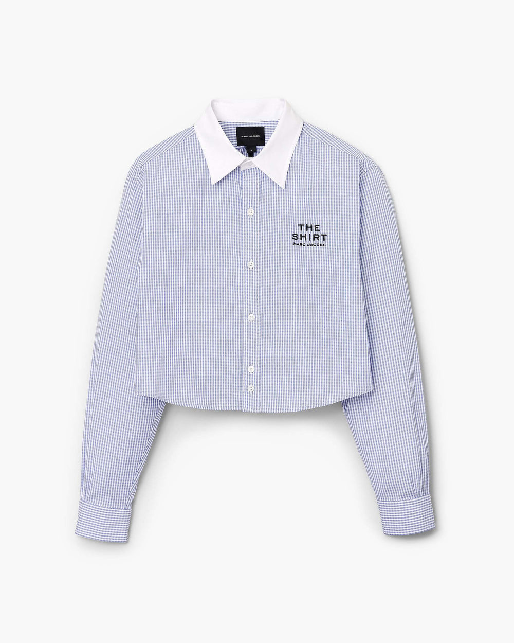 The Cropped Femme Shirt - Blue Multi