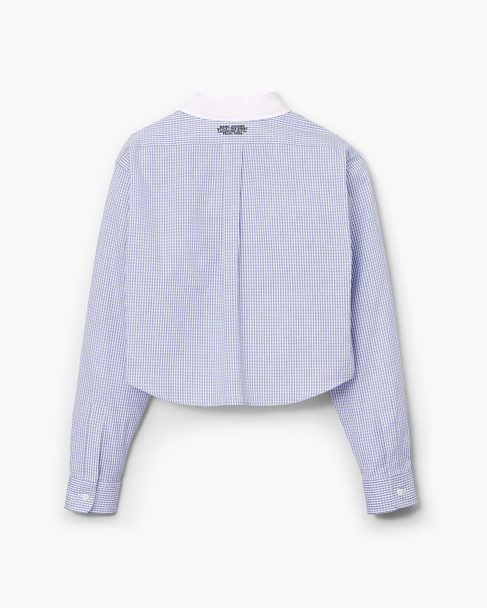 The Cropped Femme Shirt - Blue Multi