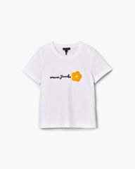 Daisy Logo Slim Tee - White