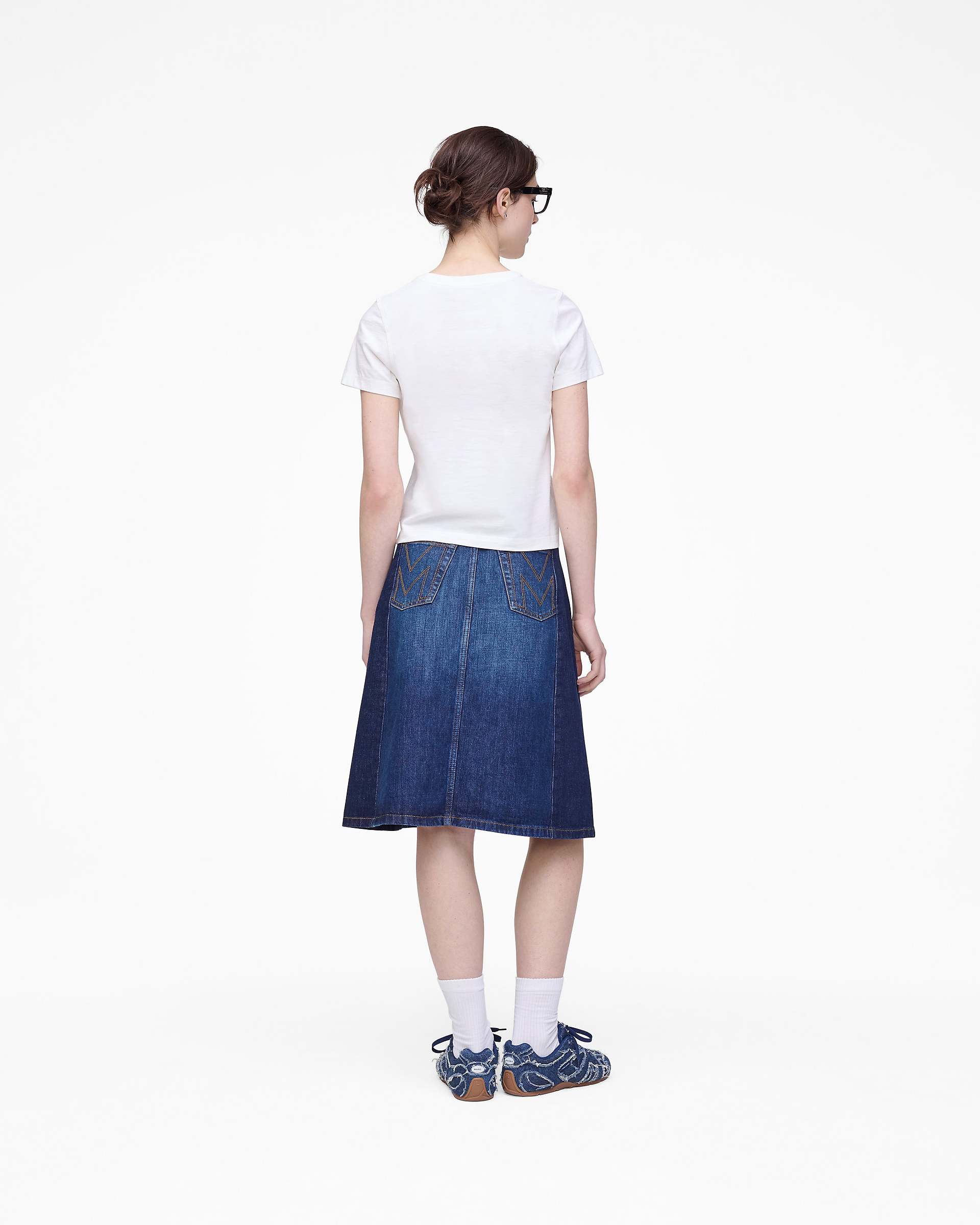 Daisy Logo Slim Tee - White