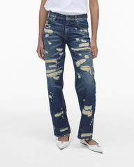 The Rip And Repair Straight Jean - Punk Indigo