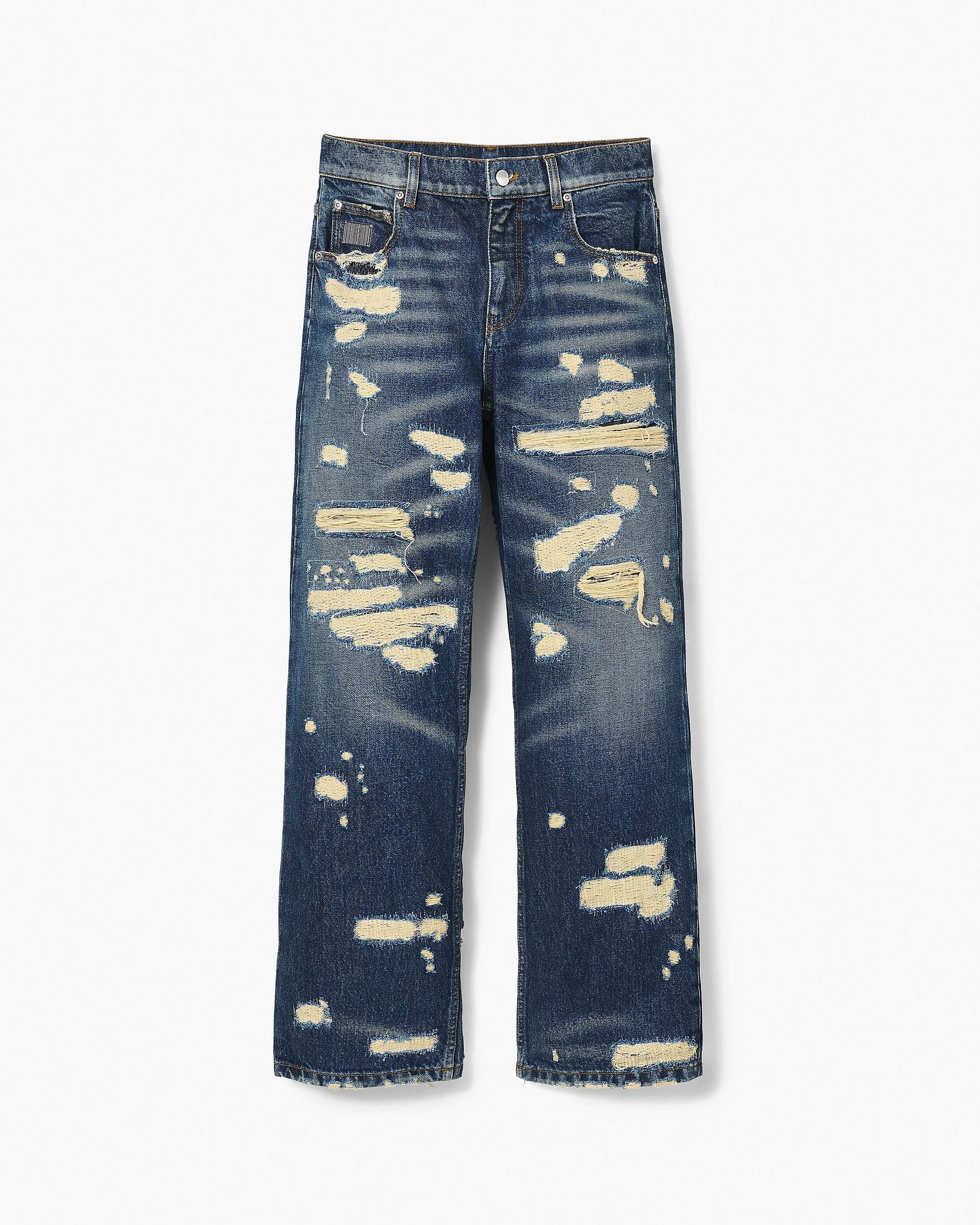 The Rip And Repair Straight Jean - Punk Indigo