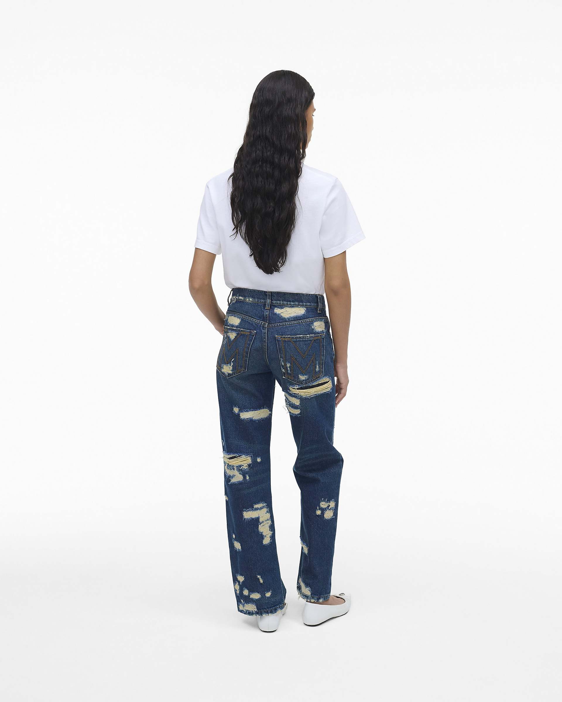 The Rip And Repair Straight Jean - Punk Indigo