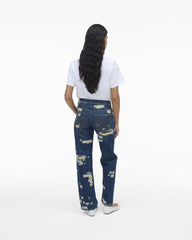 The Rip And Repair Straight Jean - Punk Indigo