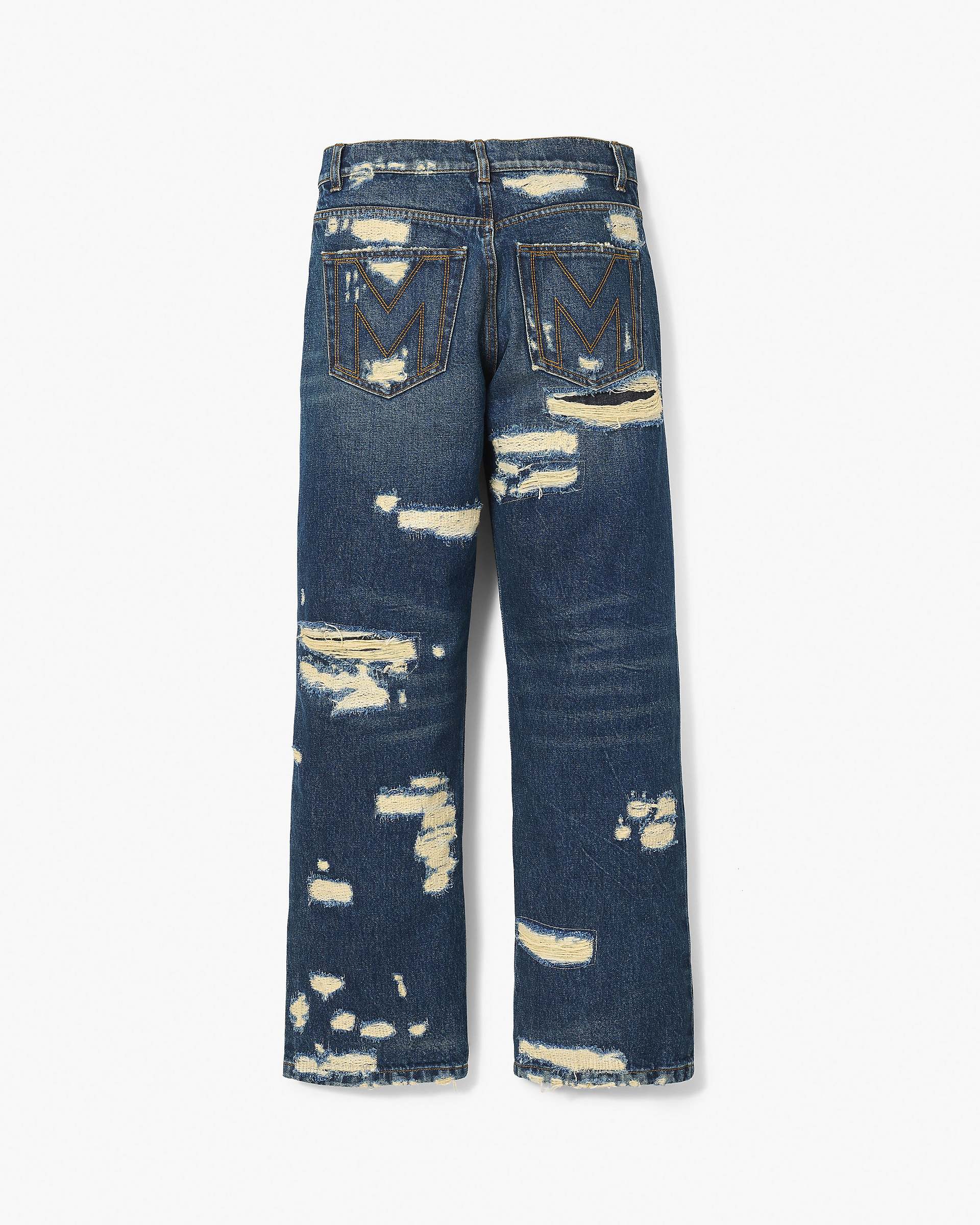 The Rip And Repair Straight Jean - Punk Indigo
