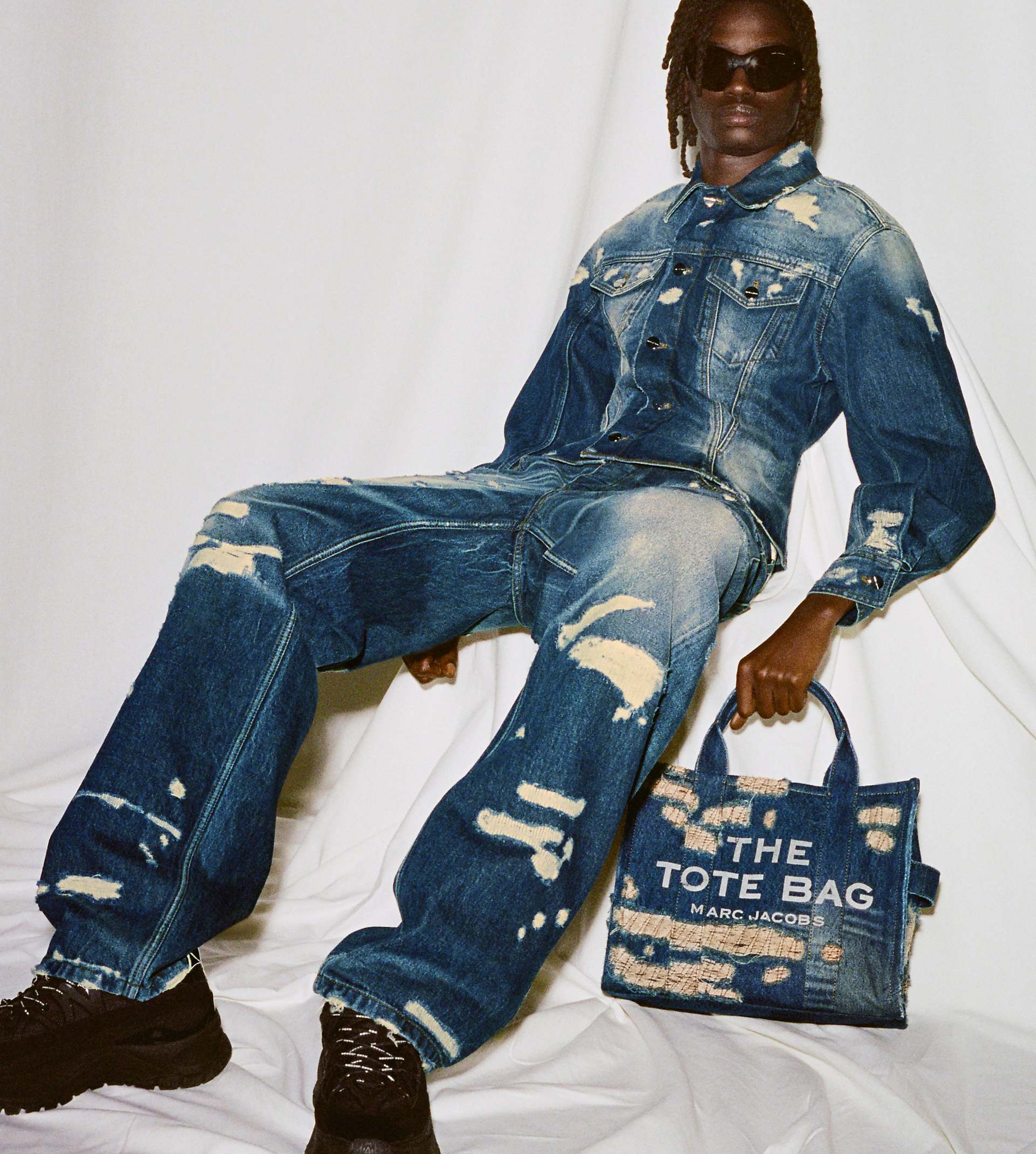 The Rip And Repair Straight Jean - Punk Indigo
