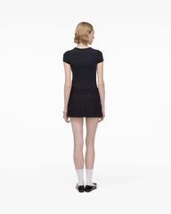 Tweed Mini Skirt - Black