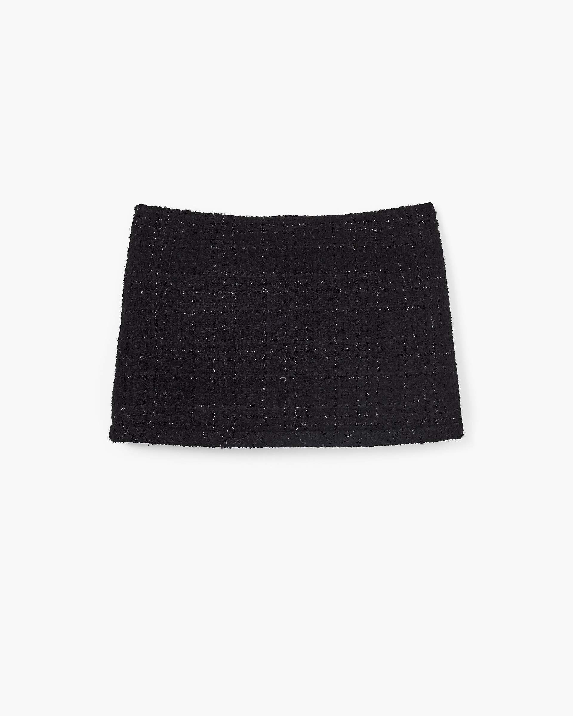 Tweed Mini Skirt - Black