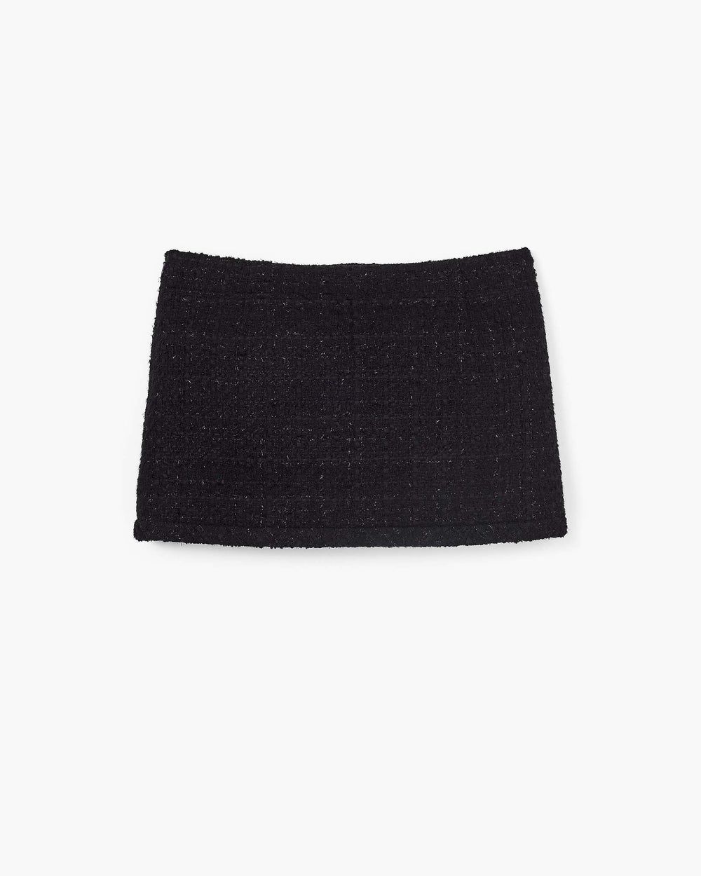 Tweed Mini Skirt - Black