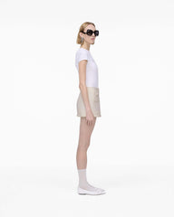 Tweed Mini Skirt - Ivory