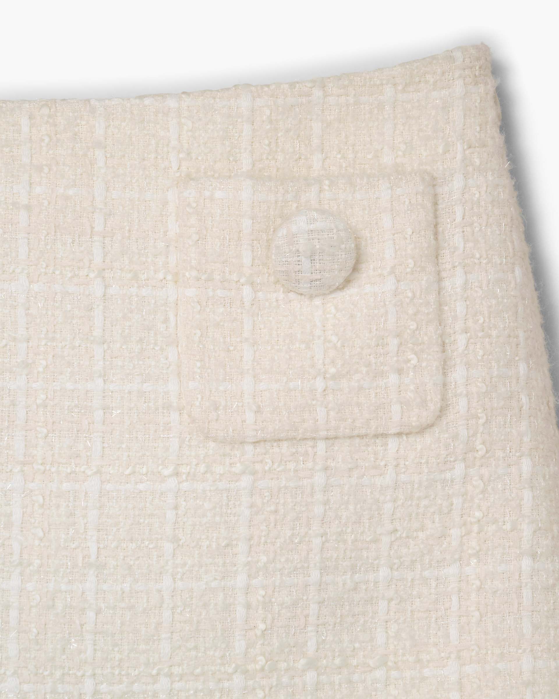 Tweed Mini Skirt - Ivory