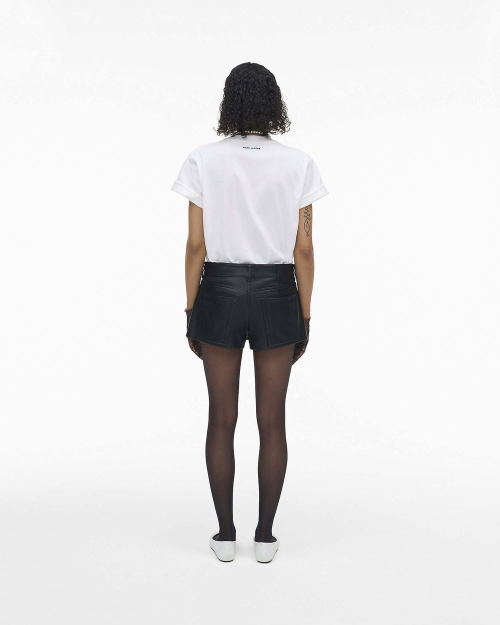 The Leather Skort - Black