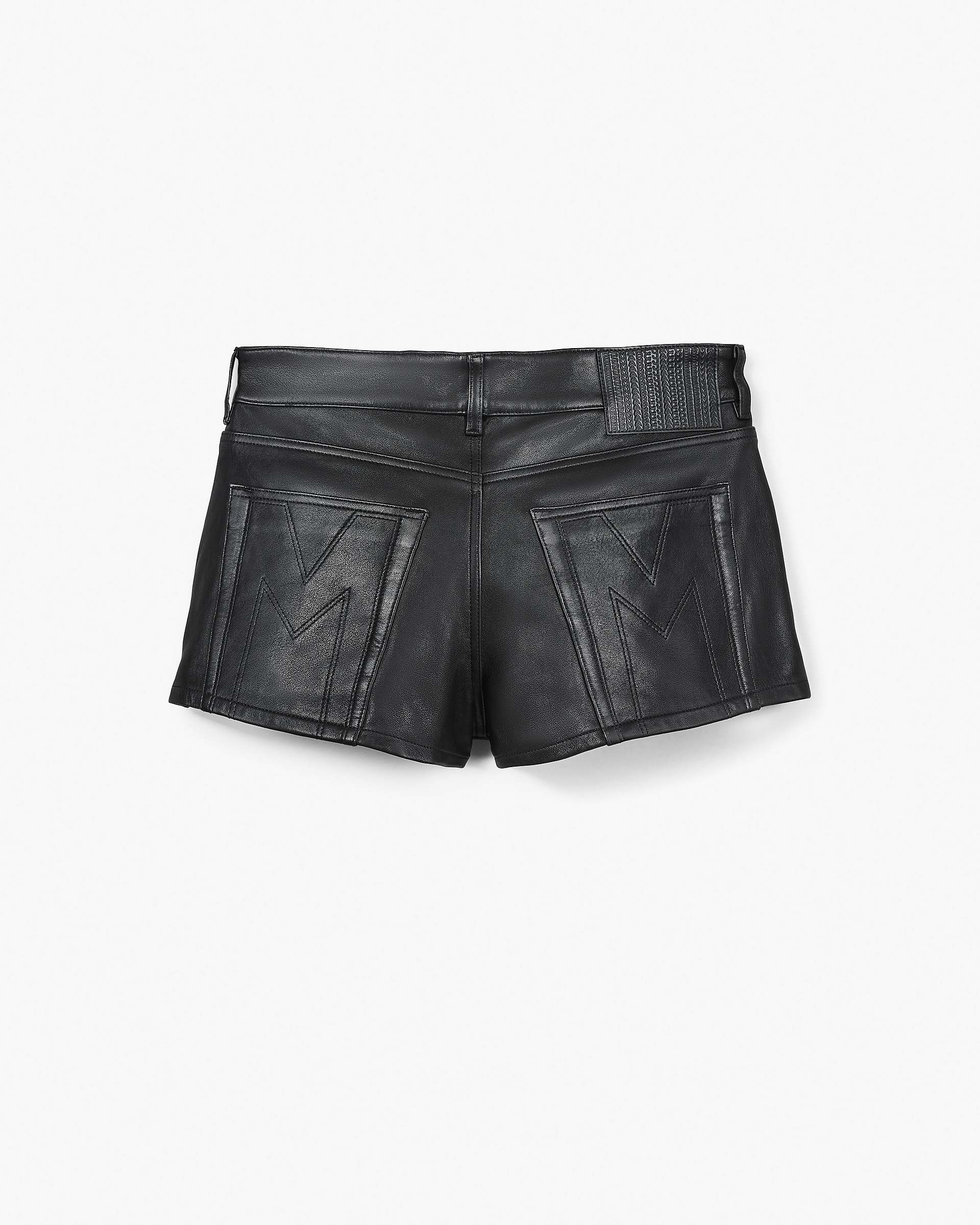 The Leather Skort - Black