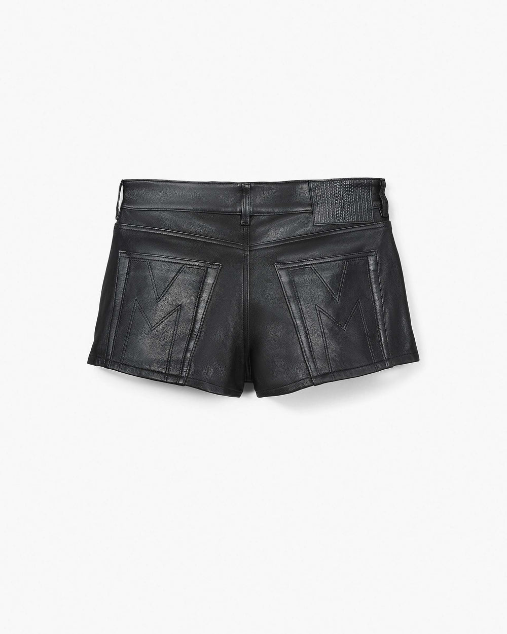 The Leather Skort - Black