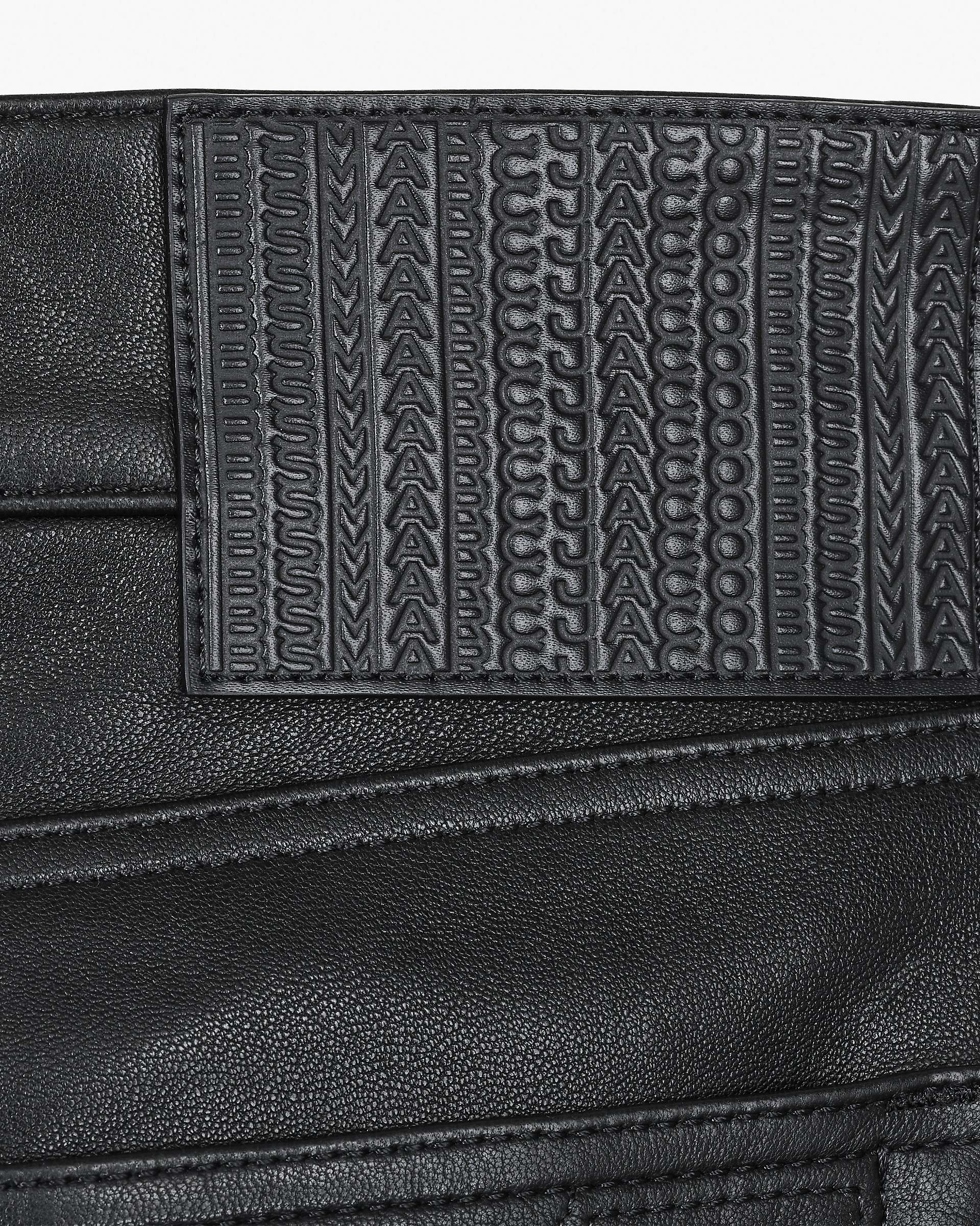 The Leather Skort - Black