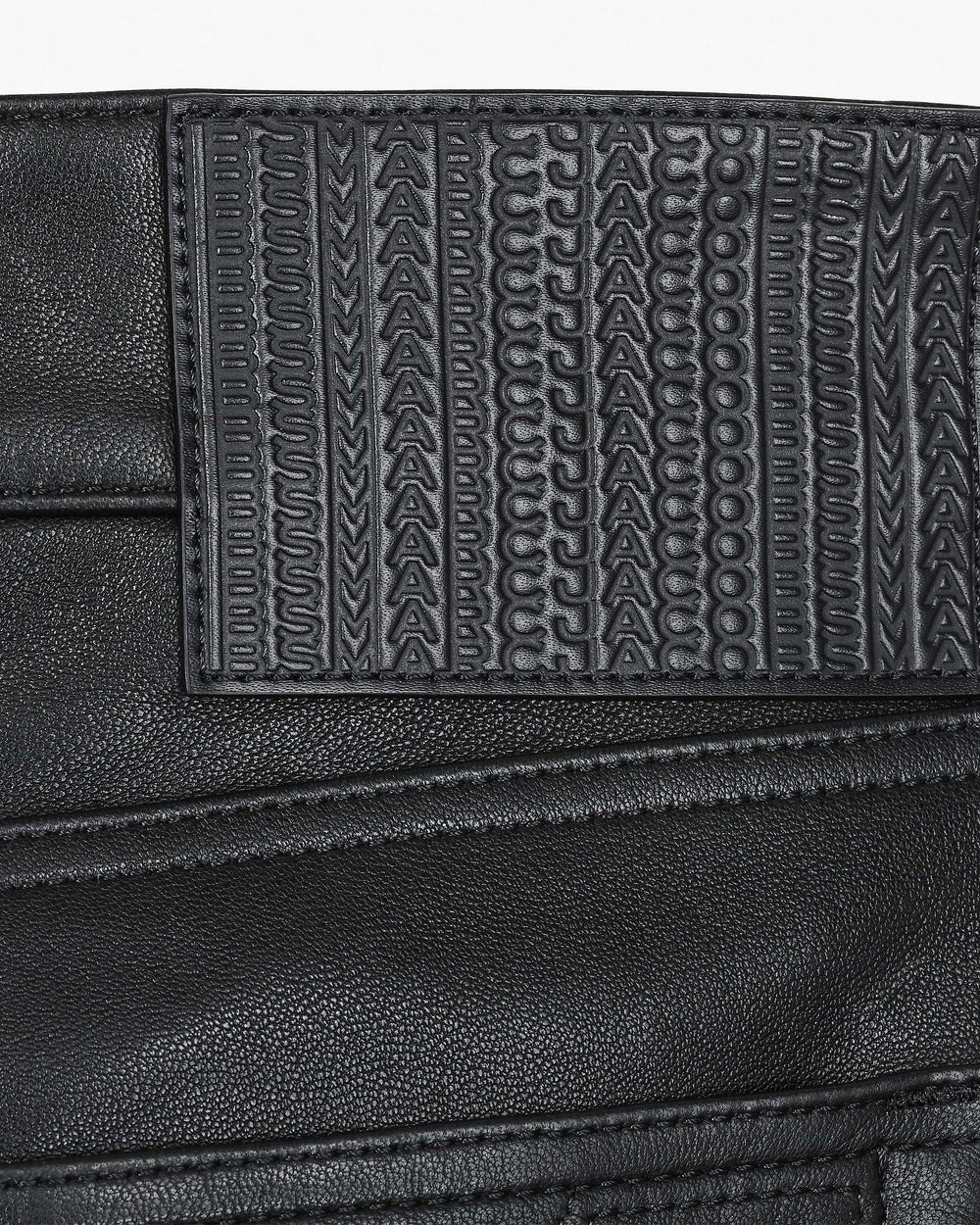 The Leather Skort - Black