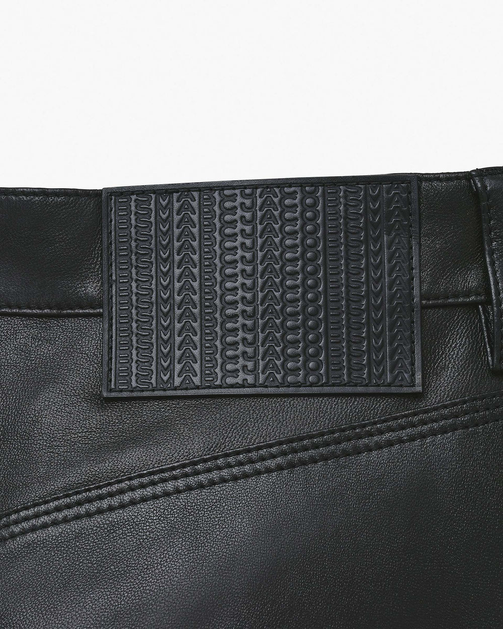 Oversized Leather Pant - Black