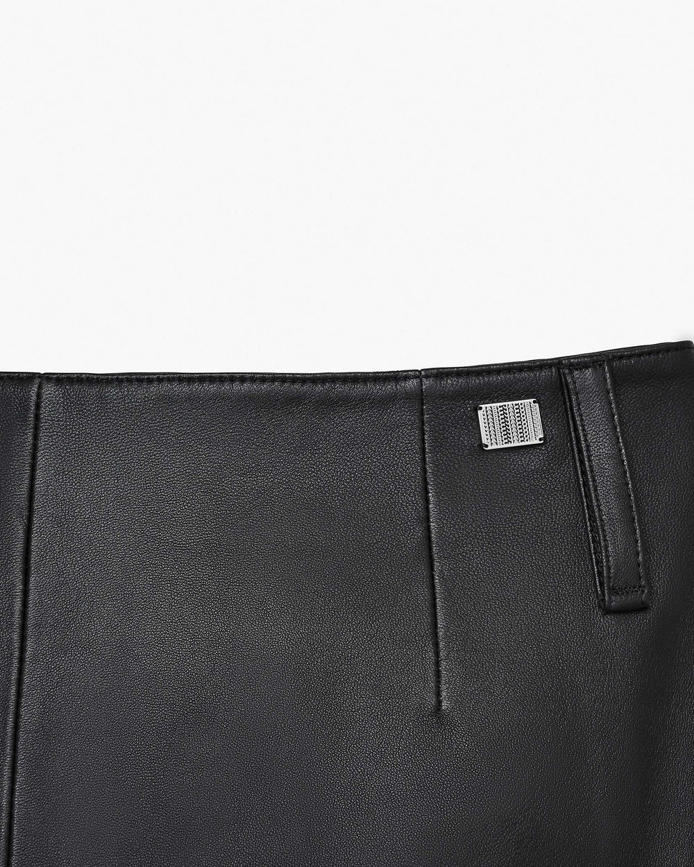 Leather Slim Skirt - Black