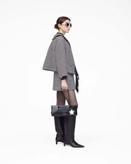 Gingham Tweed Jacket - Black Multi