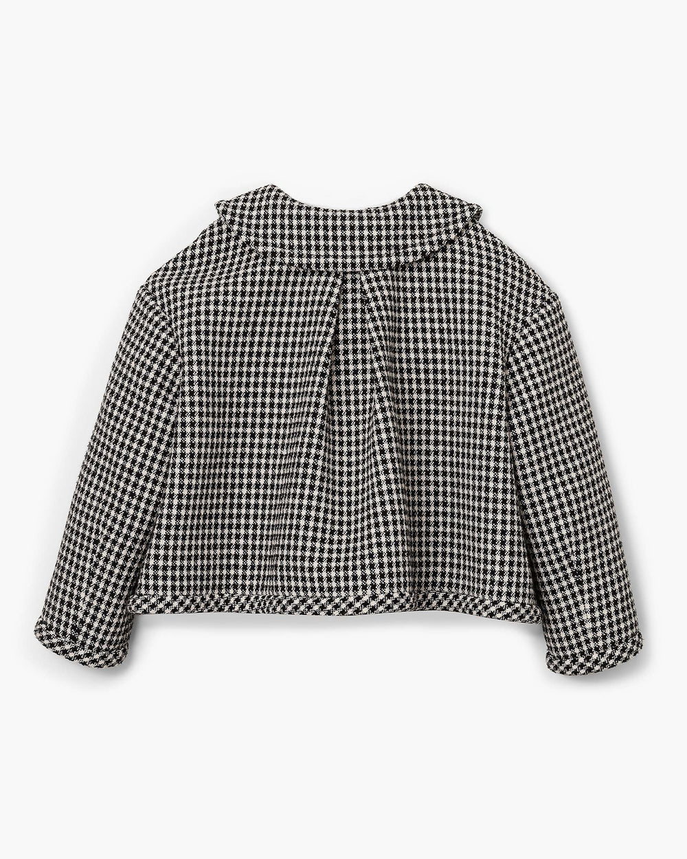 Gingham Tweed Jacket - Black Multi