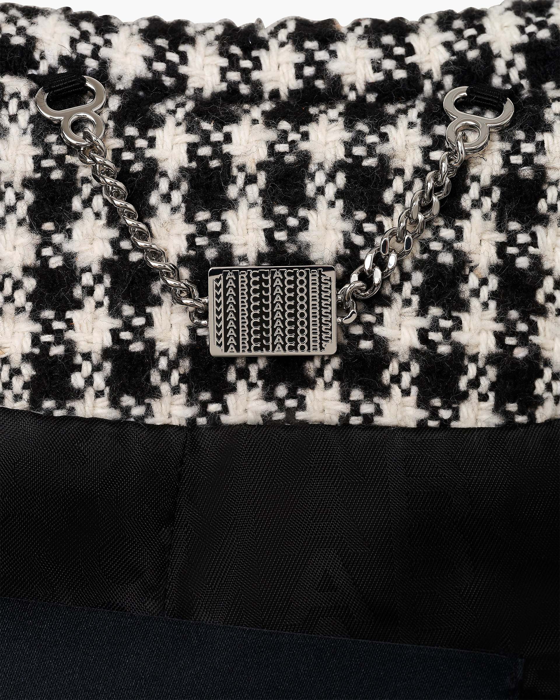 Gingham Tweed Jacket - Black Multi